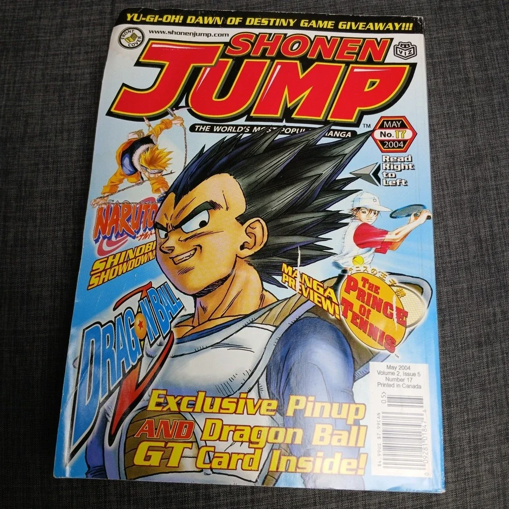 Shonen Jump Magazine May 2004 Vol. 2 Issue 5 #17 (No Card) Poster Dragon Ball-TA